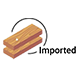 100% Imported Wood